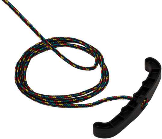 Duże sanki ślizg dla dzieci z oparciem hamulcem sznurkiem plastikowe czerwone