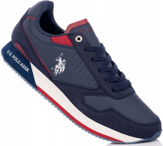 U.S. POLO BUTY MĘSKIE SPORTOWE SNEAKERSY GRANATOWE