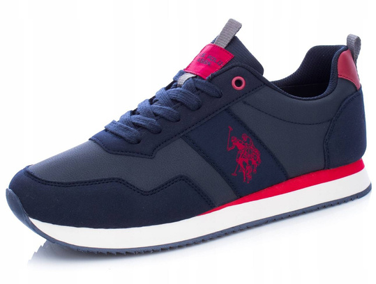 U.S. POLO ASSN. NOBIL BUTY MĘSKIE SPORTOWE SNEAKERSY GRANATOWE