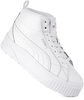 PUMA KARMEN II MID 397459-01 damskie buty sportowe sneakersy wysokie na platformie skórzane białe