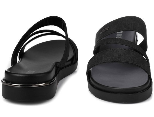 BIG STAR LL274934 KLAPKI DAMSKIE WSUWANE NA LATO CZARNE