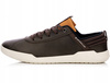 CATERPILLAR HEX BRĄZOWE P724186 BUTY MĘSKIE SNEAKERSY SKÓRZANE BRĄZOWE