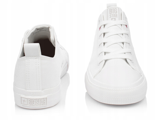BIG STAR JJ274001 damskie trampki klasyczne białe