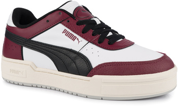 PUMA CA PRO SPORT LTH 393280-05 męskie buty sportowe sneakersy skóra biały bordowy