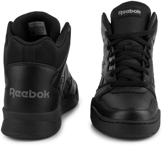 OUTLET: REEBOK ROYAL BB4500H2 CN4108 CZARNE BUTY WYSOKIE SPORTOWE SNEAKERSY SKÓRA