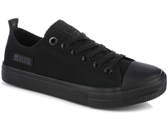 BIG STAR KK274009 DAMSKIE KLASYCZNE CZARNE TRAMPKI