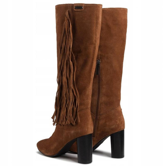 PEPE JEANS PARSON FRINGES BUTY DAMSKIE KOZAKI SKÓRA