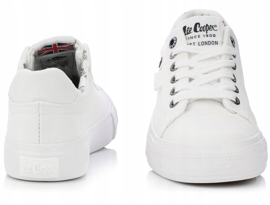 LEE COOPER LCW-21-31-0001L damskie trampki niskie białe