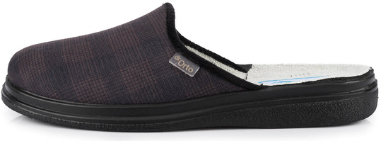 DR ORTO MĘSKIE KAPCIE KLAPKI PANTOFLE DOMOWE SZEROKIE ZDROWOTNE