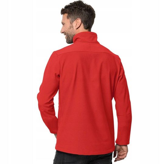 JACK WOLFSKIN MĘSKA KURTKA SOFTSHELL CZERWONA