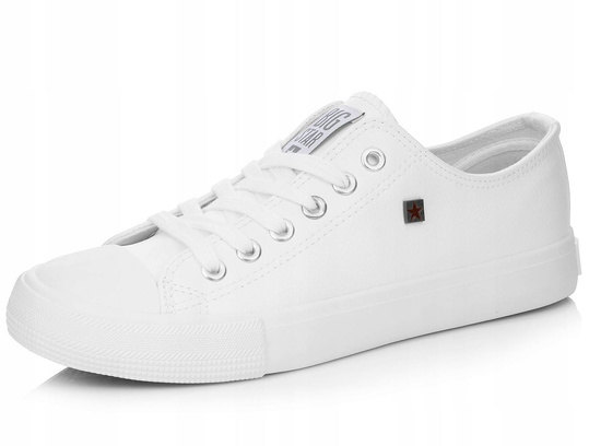BIG STAR V274869 damskie trampki białe ekoskóra