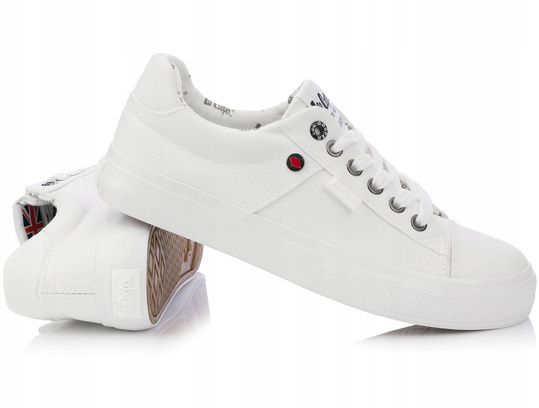 LEE COOPER LCW-21-31-0001L damskie trampki niskie białe