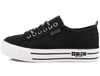 BIG STAR KK274013 DAMSKIE CZARNE TRAMPKI NA PLATFORMIE