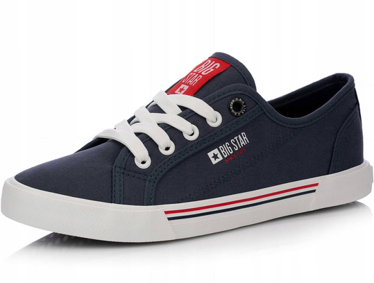 BIG STAR HH274063 damskie trampki niskie granatowe