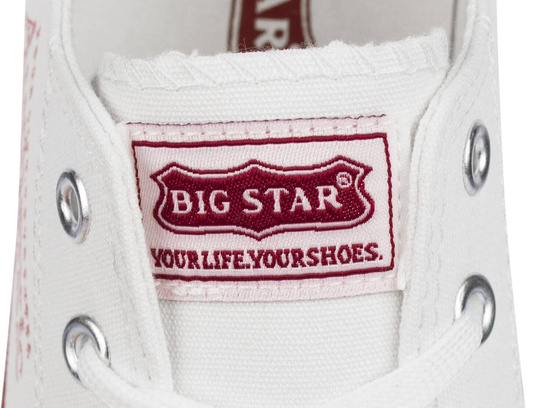 BIG STAR Authentic NN174057 MĘSKIE KLASYCZNE BIAŁE TRAMPKI
