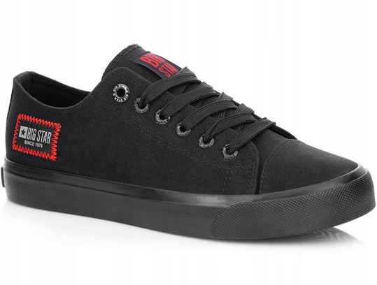 BIG STAR HH274133 damskie trampki niskie czarne