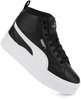 PUMA KARMEN II MID 397459-06 damskie buty sportowe sneakersy wysokie na platformie skórzane czarne