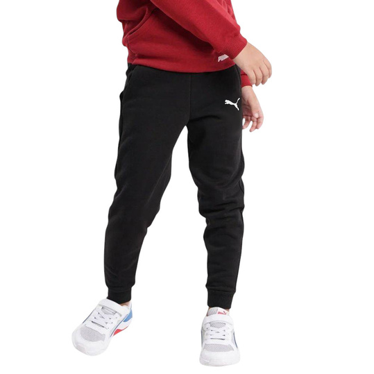 PUMA ESS Logo 586973-51 dziecięce spodnie dresowe bawełniane czarne