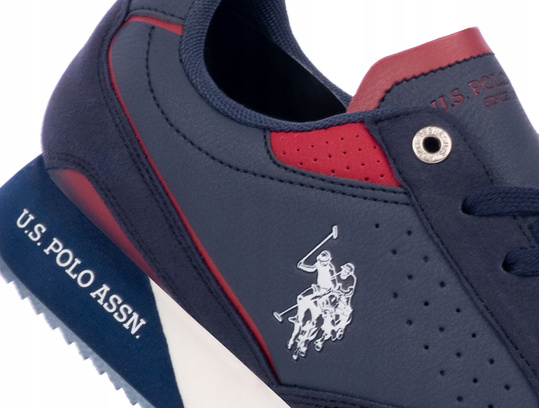U.S. POLO BUTY MĘSKIE SPORTOWE SNEAKERSY GRANATOWE