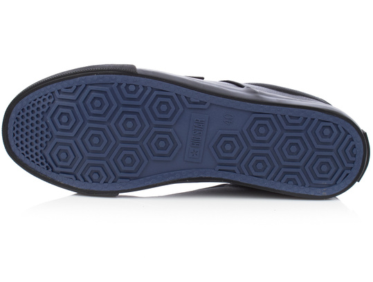 BIG STAR GG174029 męskie trampki czarne ekoskóra