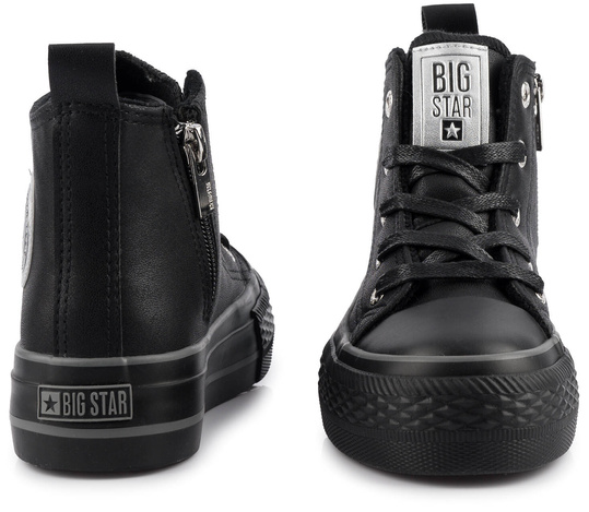 BIG STAR CZARNE BUTY DZIECIĘCE ZIMOWE OCIEPLANE DLA CHŁOPCA DZIEWCZYNKI
