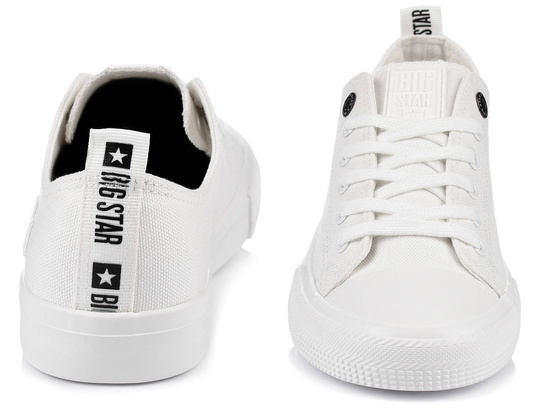 BIG STAR KK174006 MĘSKIE KLASYCZNE BIAŁE TRAMPKI