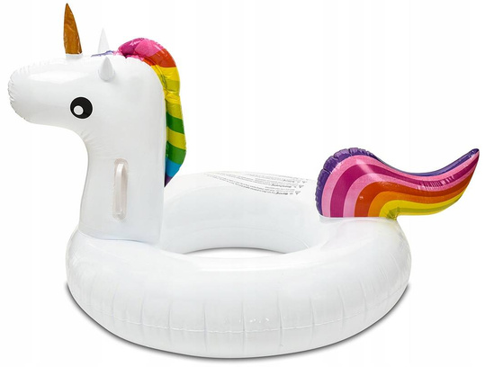 JEDNOROŻEC DMUCHANY PŁYWANIA MATERAC KOŁO PONTON