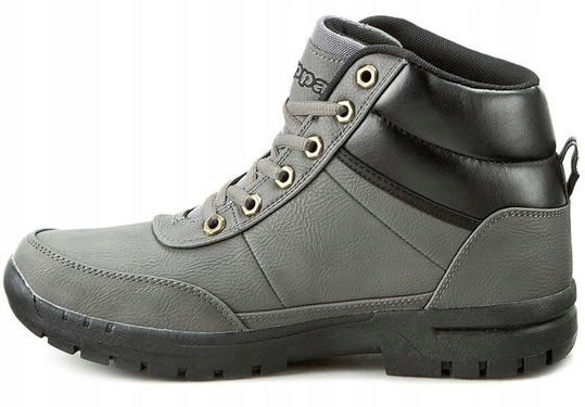 KAPPA BRIGHT MID LIGHT 242075 BUTY MĘSKIE TRAPERY ZIMOWE SZARE