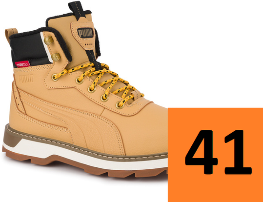 OUTLET: PUMA DESIERTO 393928-02 męskie buty sportowe trapery wysokie ocieplane brązowe PURETEX