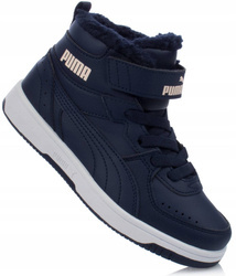 DZIECIĘCE BUTY ZIMOWE CHŁOPIĘCE PUMA REBOUND OCIEPLANE 375479-05