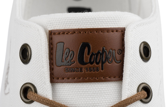 LEE COOPER 3240M męskie trampki niskie eleganckie białe