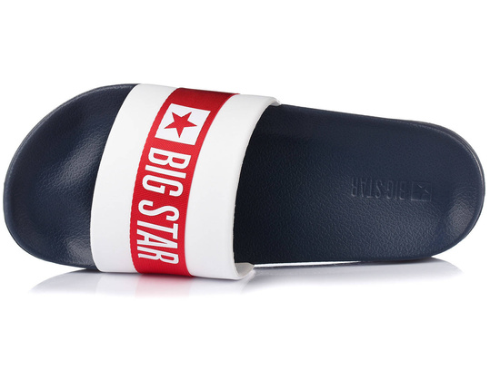 BIG STAR LL174455 MĘSKIE GRANATOWE KLAPKI SPORTOWE NA BASEN PLAŻĘ