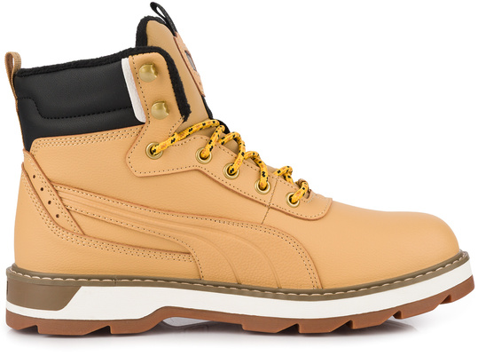 OUTLET: PUMA DESIERTO 393928-02 męskie buty sportowe trapery wysokie ocieplane brązowe PURETEX