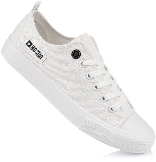 BIG STAR KK274008 DAMSKIE KLASYCZNE BIAŁE TRAMPKI