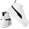 PUMA KARMEN II MID 397459-04 damskie buty sportowe sneakersy wysokie na platformie skórzane białe