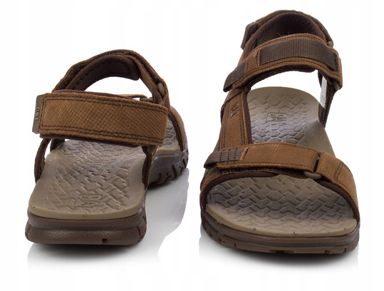 CATERPILLAR ATCHISON SANDAL P721281 MĘSKIE BRĄZOWE SKÓRZANE SANDAŁY