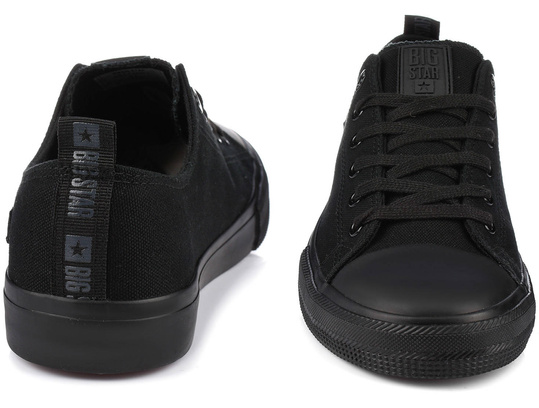 BIG STAR KK174007 MĘSKIE KLASYCZNE CZARNE TRAMPKI