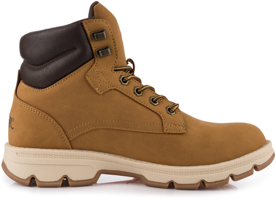 LEE COOPER LCJ2949 BUTY MĘSKIE ZIMOWE TRAPERY OCIEPLANE BRĄZOWE