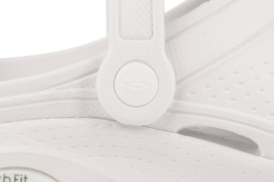 SKECHERS ARCH-FIT - IT'S A FIT 111385/WHT DAMSKIE LEKKIE KLAPKI KROKSY CHODAKI