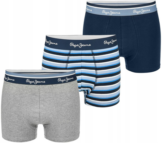 PEPE JEANS MAJTKI BOKSERKI MĘSKIE BAWEŁNA 3PAK U5_F3561_PEP_S3PKA