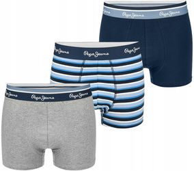 PEPE JEANS MAJTKI BOKSERKI MĘSKIE BAWEŁNA 3PAK U5_F3561_PEP_S3PKA