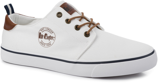 LEE COOPER 3240M męskie trampki niskie eleganckie białe