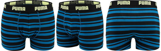 --PUMA MAJTKI BOKSERKI MĘSKIE BAWEŁNA 2PAK 2 PARY XL