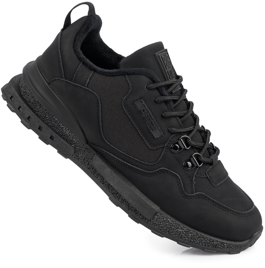 BIG STAR męskie buty sneakersy sportowe czarne HI-POLY SYSTEM
