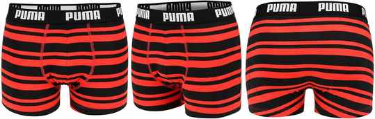 PUMA MAJTKI BOKSERKI MĘSKIE BAWEŁNA 2PAK 2 PARY 601015001-786