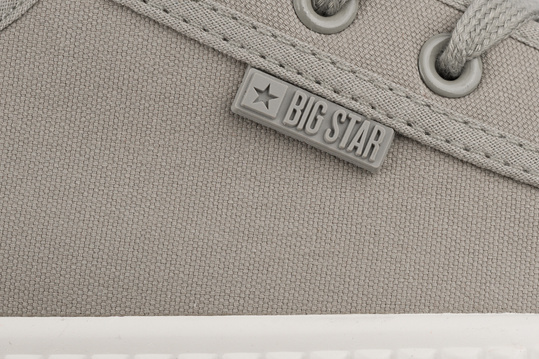 BIG STAR damskie trampki klasyczne szare na platformie