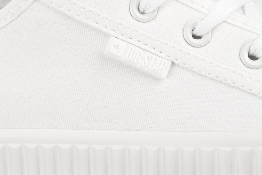 BIG STAR damskie trampki klasyczne białe na platformie