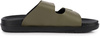 BIG STAR NN174592 MĘSKIE KLAPKI Z KLAMRAMI NA BASEN PLAŻE ZIELONE KHAKI