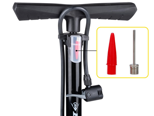 DUNLOP POMPKA PODŁOGOWA Z MANOMETREM 12 bar ROWEROWA WARSZTATOWA
