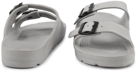 AQUA SPEED LAREDO kol. 05 szare klapki sportowe na basen plażę do ogrodu